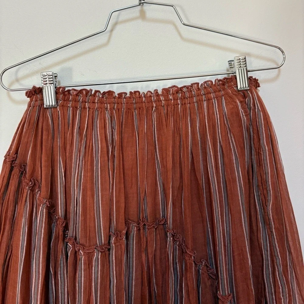 NWOT Free People FP One Ember Printed Midi Skirt Size XS